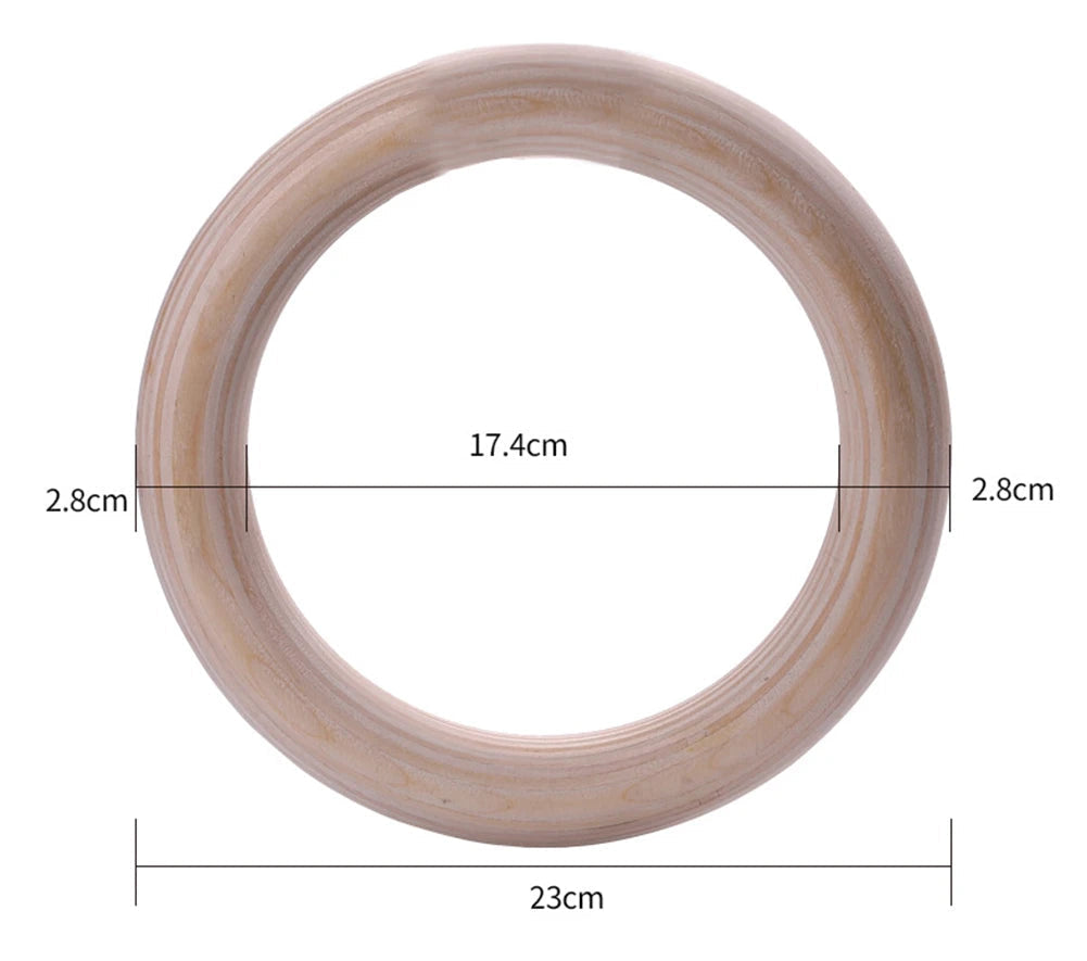 Premium Wooden Gymnastics Rings