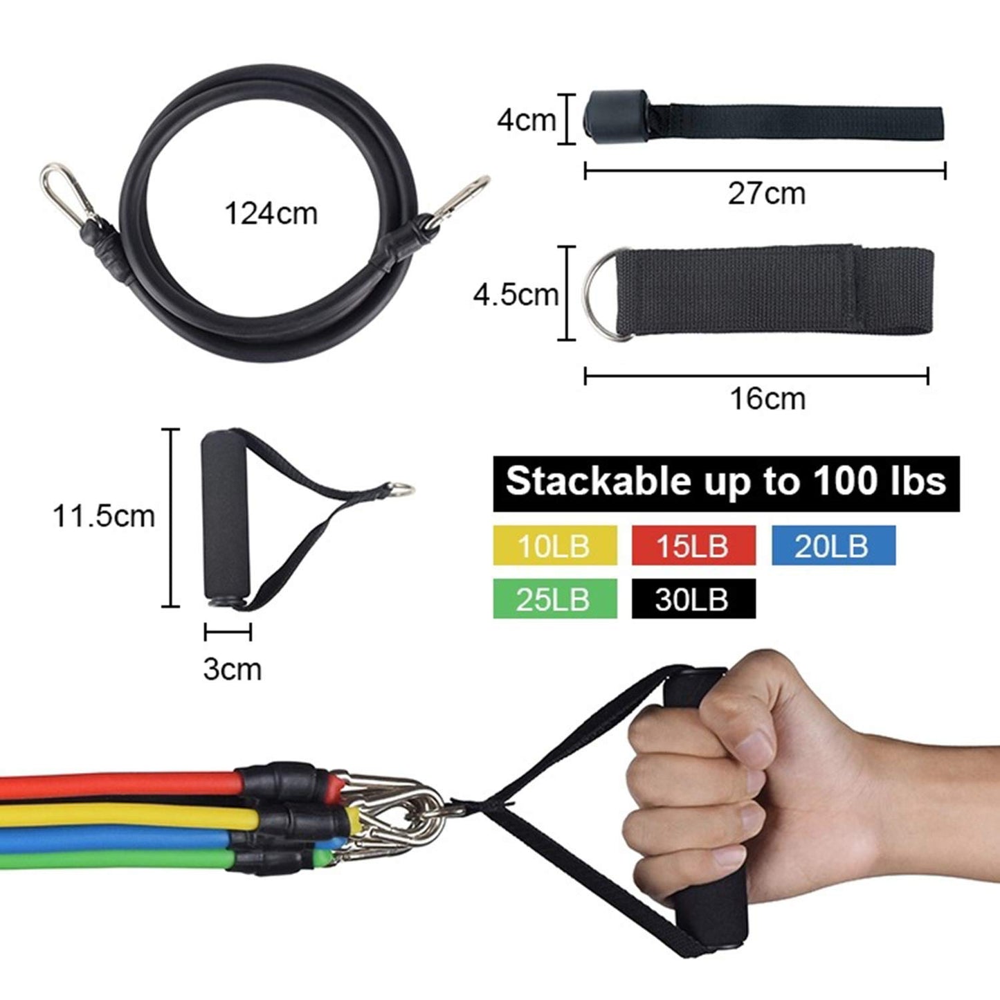 Calisthenics Companion 11 Pack Resistance Bands