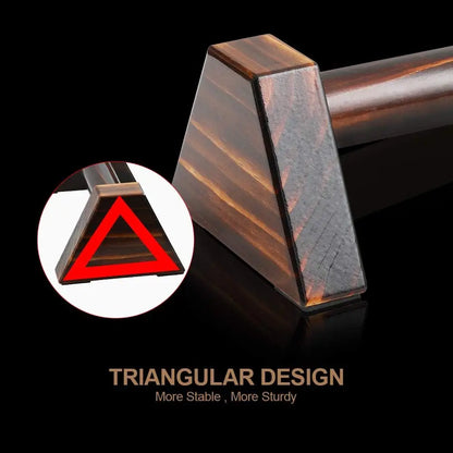 Premium Dark-Stained Parallettes